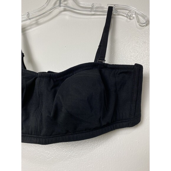 Enamor Perfect Shaping Bra 38B Black Wireless Strapless High Coverage Non Padded - Picture 10 of 11